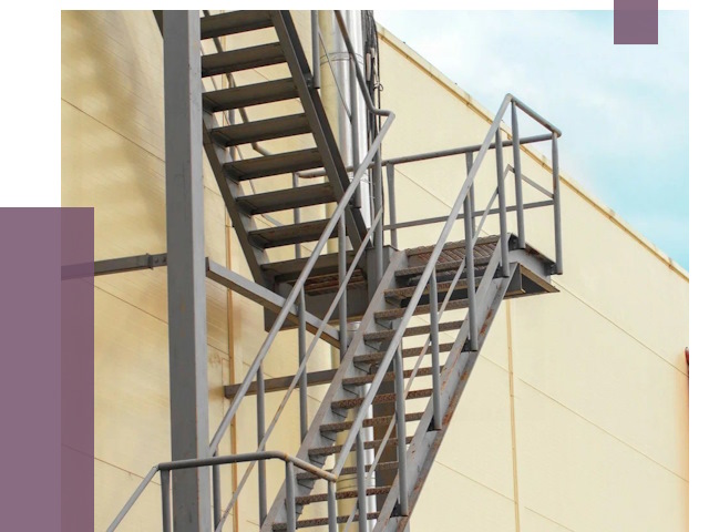 Пожарные лестницы в Луге от 12372 руб. — монтаж и продажа | ПРОЛЁТ-Лга