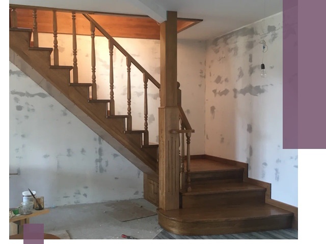 Ремонт деревянных лестниц в Луге: быстро и качественно