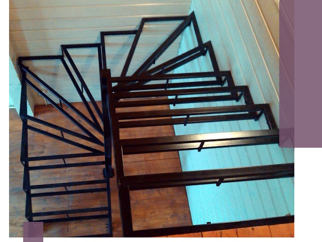 Изготовление металлических лестниц любой сложности в Луге