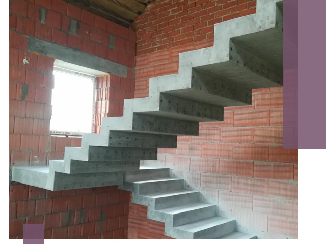 Бетонные лестницы под ключ в Луге: монтаж, демонтаж, ремонт