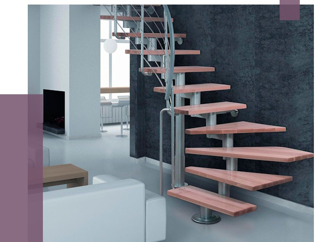 Модульные лестницы в Луге от 17012 руб. — купить в ПРОЛЁТ-Лга