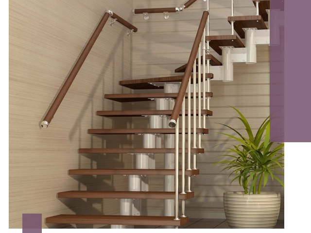 Изготовление модульных лестниц под ключ в Луге