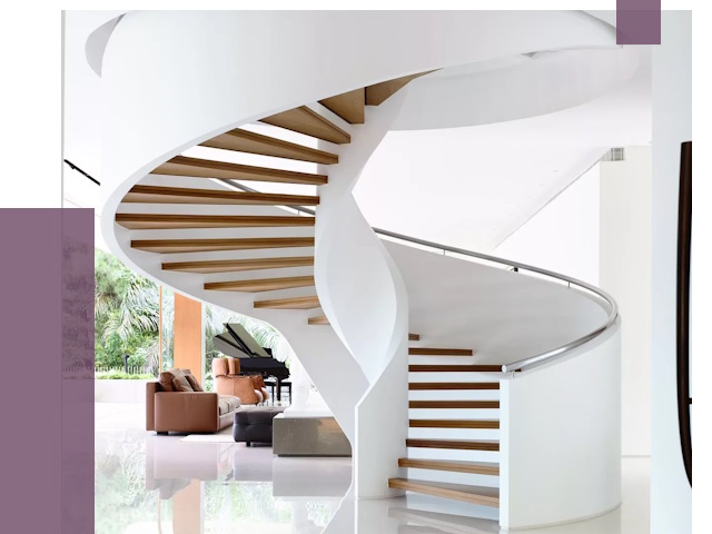 Винтовые лестницы в Луге под ключ от 48973 руб. | ПРОЛЁТ-Лга