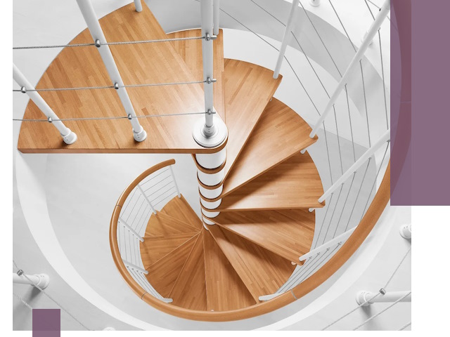 Изготовление винтовых лестниц под ключ в Луге