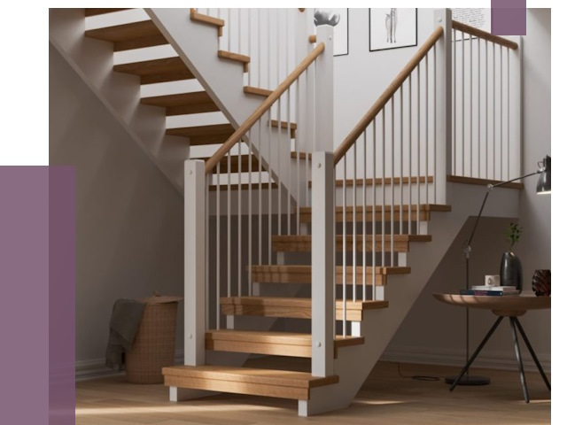 Маршевые лестницы в Луге от 38405 руб. — монтаж | ПРОЛЁТ-Лга