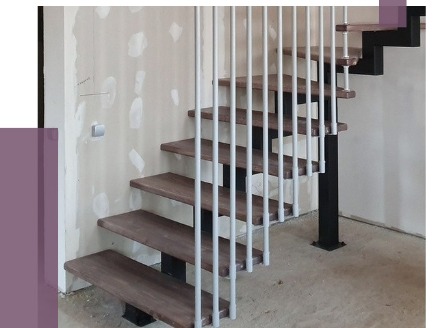 Монтаж лестниц на больцах в Луге от 8454 руб. — надежно| ПРОЛЁТ-Лга