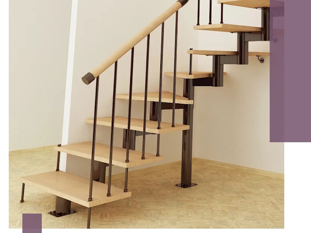 Монтаж лестниц на больцах в Луге — быстро и надежно