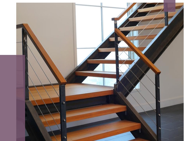 Изготовление лестниц на металлокаркасе в Луге от 19074 руб. | ПРОЛЁТ-Лга