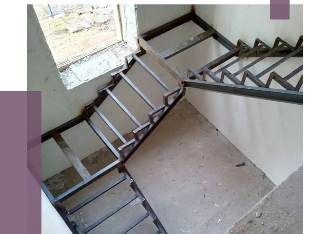 Монтаж лестниц на металлокаркасе в Луге от 12888 руб. — ПРОЛЁТ-Лга