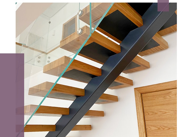 Лестницы на монокосоуре в Луге от 19074 руб. под ключ | ПРОЛЁТ-Лга