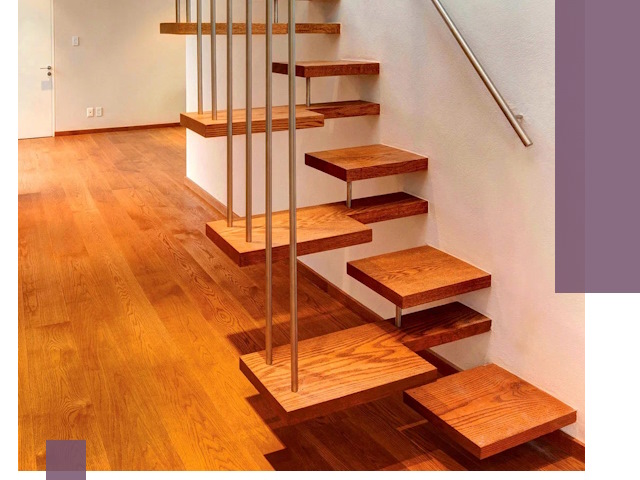 Лестницы «гусиный шаг» на заказ в Луге для узких пространств