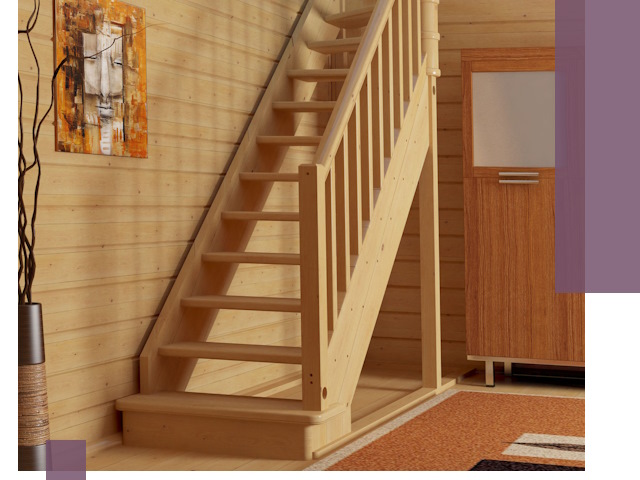 Лестницы эконом класса под ключ в Луге — недорого и быстро