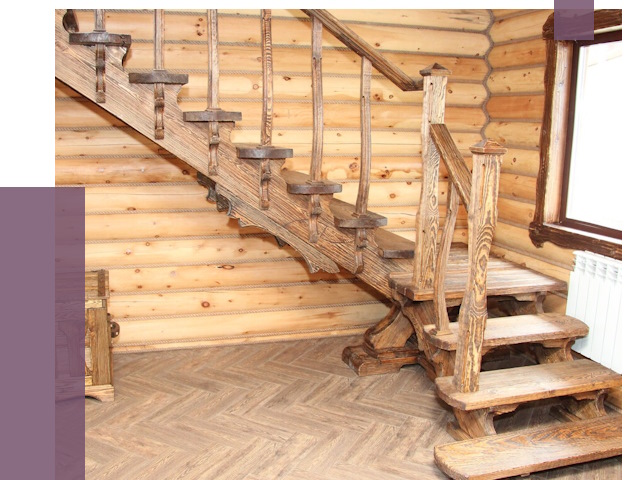 Лестницы в баню в Луге от 19280 руб. — изготовление | ПРОЛЁТ-Лга