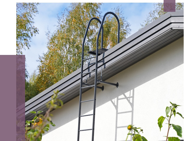 Лестницы на крышу в Луге от 19280 руб. — монтаж и монтаж ПРОЛЁТ-Лга