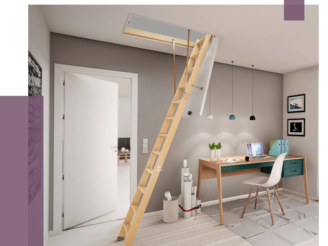 Чердачные лестницы в Луге — от 14692 руб. | ПРОЛЁТ-Лга