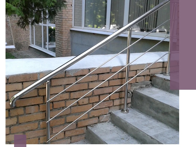 Перила из нержавеющей стали высокого качества в Луге