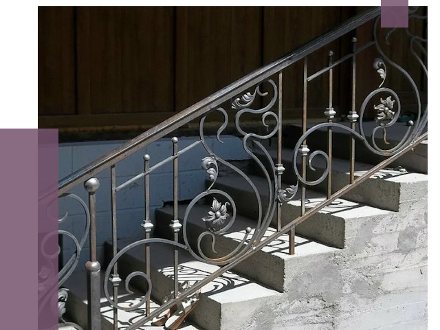 Кованые перила в Луге от 8764 руб. под ключ — качество от ПРОЛЁТ-Лга