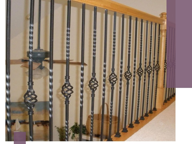 Изготовление и монтаж кованных перил в Луге под ключ