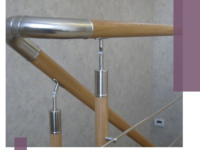 Комбинированные перила на заказ в Луге — монтаж и производство