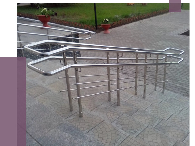 Перила для инвалидов в Луге от 7650 руб. под ключ | ПРОЛЁТ-Лга