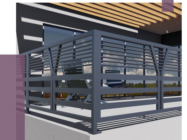 Изготовление балконных ограждений в Луге от 10826 руб. | ПРОЛЁТ-Лга