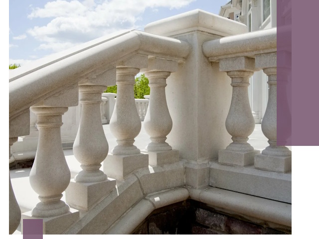 Балюстрады из металла и камня под ключ в Луге