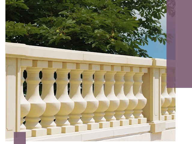 Установка балюстрады в Луге: изготовление и монтаж под ключ