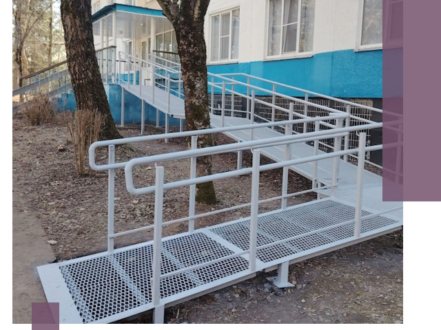 Пандусы под ключ в Луге: изготовление, монтаж и демонтаж