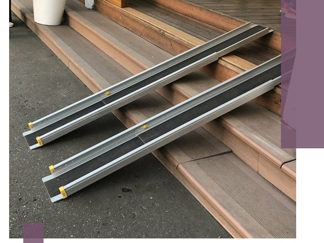 Телескопические пандусы под ключ в Луге — изготовление и монтаж