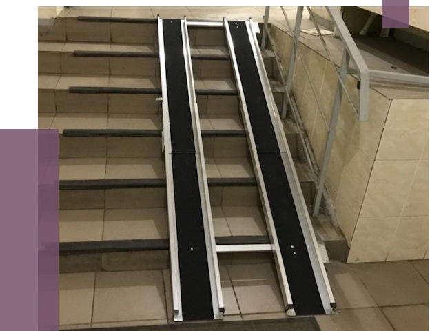 Установка пандуса в подъезд в Луге от 8042 руб. под ключ | ПРОЛЁТ-Лга