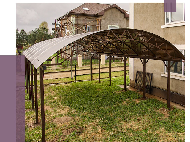 Демонтаж навесов в Луге от 4640 руб. — разборка и вывоз | ПРОЛЁТ-Лга