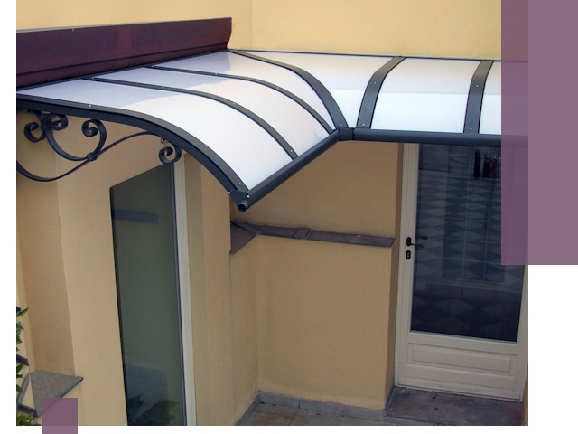 Монтаж козырьков любой сложности в Луге под ключ