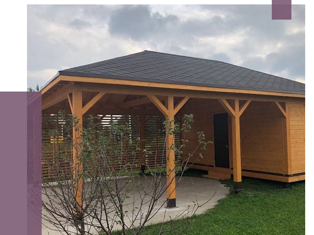 Навесы под ключ в Луге от 48715 руб.  | ПРОЛЁТ-Лга