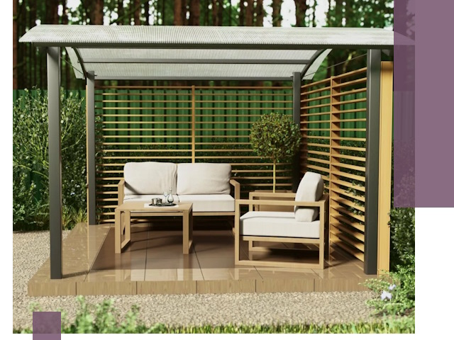 Навесы для дачи в Луге: изготовление, монтаж и демонтаж