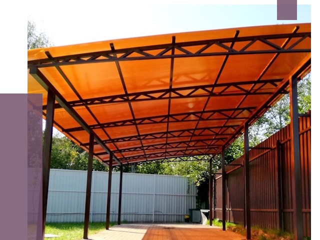 Односкатные навесы под ключ в Луге от 13248 руб. 