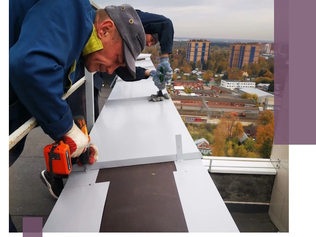 Монтаж парапетов в Луге — установка прочных металлических ограждений