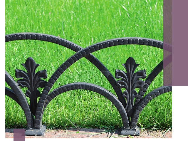 Декоративные металлические бордюры под ключ в Луге