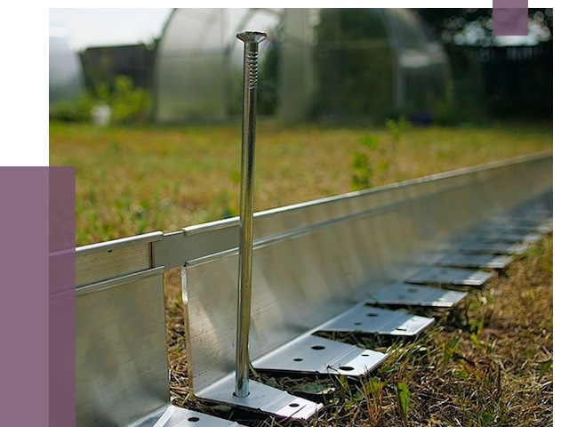 Металлические бордюры для газона в Луге от 4330 руб. | ПРОЛЁТ-Лга