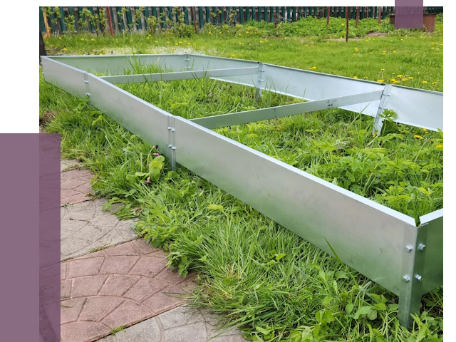 Металлические бордюры для грядок в Луге от 1804 руб. 