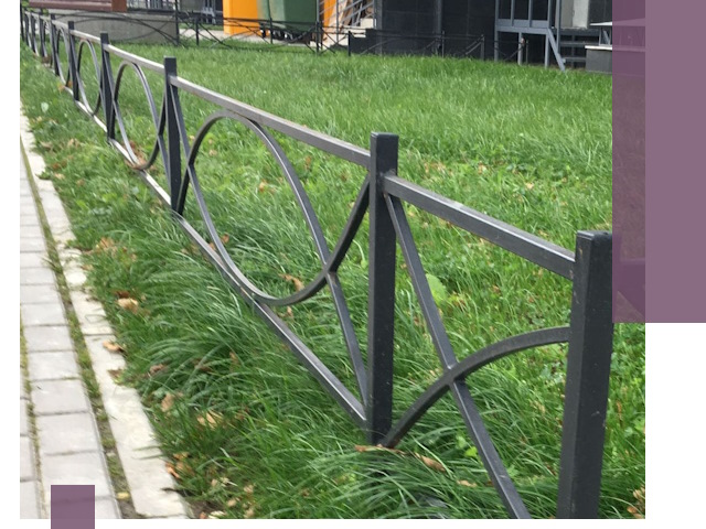 Газонные ограждения из металла в Луге — монтаж и продажа