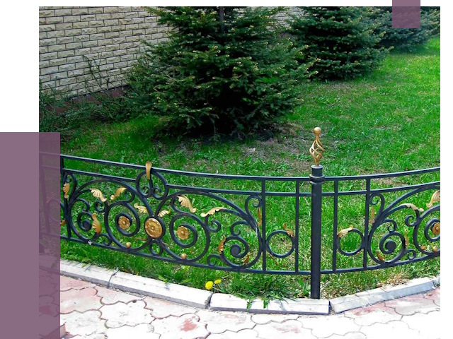 Кованые газонные ограждения в Луге от 7681 руб. — ПРОЛЁТ-Лга