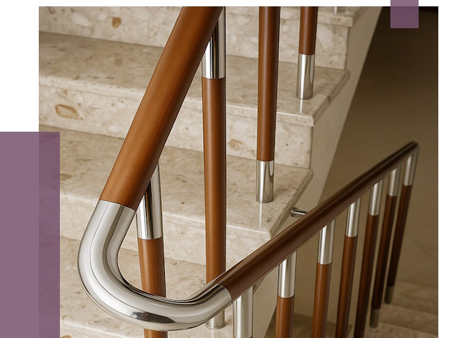 Монтаж поручней в Луге от 9795 руб. монтаж под ключ | ПРОЛЁТ-Лга